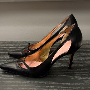 Dolce & Gabbana Black Cutout Heels